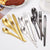 4pc Minimalist Slim Matte Cutlery Set