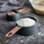 8pc Silver Rose Gold Measuring Cup and Spoon Set