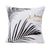 Gold Black White Print Soft Flannel Tropical Cushion Cover Pillow Case Throw 45cm