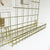 Rose Gold Black White Rack Basket Shelf Memo Board Shelf for Wire Wall Memo Grid B