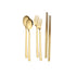 6pc Oriental Metallic Cutlery Set