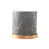 Gold x Black Marble Effect Plant Pot with Tray