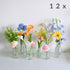 12pc Artificial Colourful Garden Flower Set