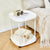 2-tier Nordic Moveable Storage Cart Coffee Table