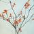 3pc Artificial Red Green Autumn Leaves Stem Set