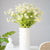 3pc Artificial White Daisy Silk Plant Set