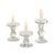 3pc Pillar Candle Holder Set