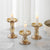 3pc Pillar Candle Holder Set