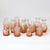 12pc Mini Vintage Glass Vase Set