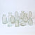 12pc Mini Vintage Glass Vase Set