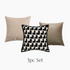3pc Modern Luxury No.6 Cushion Cover Set
