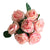 7pc Artificial Rusty Rose Flower Set