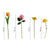 8pc Artificial Tulip Poppy Carnation Flower Set