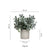Artificial Green Leaf Plant with Pot
