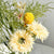 Artificial Pink Yellow Gerbera Wild Grass Bouquet