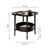 2-tier Flower Shape Coffee Side Table