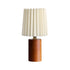 Vintage Pleated USB Bamboo Table Lamp