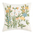 Embroidered Garden Flower Cushion Cover