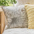Modern Soft Beige Floral Flanged Cushion Cover