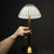 Classic Gold Dome Portable Dining Table Lamp