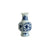 Mini Oriental Blue Floral Porcelain Vase