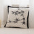 Embroidered Bamboo Tree Cushion Cover