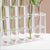 6 Test Tube Stem Vase With Holder Stand