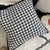 Houndstooth Black White Cushion Cover