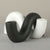 S-Shaped Ceramic Taper Candle Holder