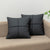 Geometric Square PU Leather Cushion Cover