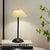 Pleated Shade Portable Dining Table Lamp