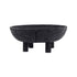 Black Wooden Serving Bowl Tray Ornament