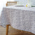 Blue Leaves Printed Water Resistant Tablecloth