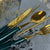 10pc Gold x Ceramic Cutlery Set