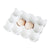 12-Hole White Porcelain Egg Tray