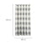 Grey Striped Waffle Texture Shower Curtain (180gsm)