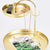 2-tier Gold Round Tray