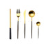 Gold x Black Portugal Style Cutlery