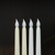 4pc LED Light Taper Candle Set