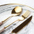 10pc Gold x Ceramic Cutlery Set