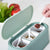3-compartment Condiment Container with Spoon