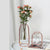 Glass Test Tube Rose Gold Wire Flower Holder Vase