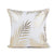 Gold Black White Print Soft Flannel Palm Leaf Cushion Cover Pillow Case Throw 45cm