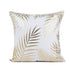 Palm Leaf Gold Print Cushion Cover