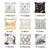 Gold Black White Print Soft Flannel Triangle Cushion Cover Pillow Case Throw 45cm