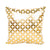 Gold Black White Print Soft Flannel Star Gold Cushion Cover Pillow Case Throw 45cm
