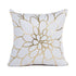 Blossom Gold Print Cushion Cover
