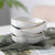 Gold Marble Side Sauce Dish Saucer Set With Gold Edge