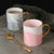 Gold Pink Grey Marble Ceramic Coffee Mug Cup
