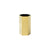 Luxury Gold Brass Hexagonal Metallic Makeup Pencil Holder Organiser Vase Cup